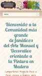 Mobile Screenshot of manualidadesmadera.com